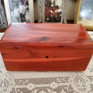Vintage Lane Cedar Miniature Chest With Key